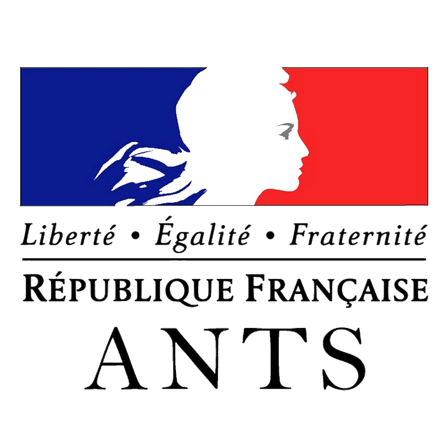 Logo ANTS - Agence nationale des titres sécurisés
